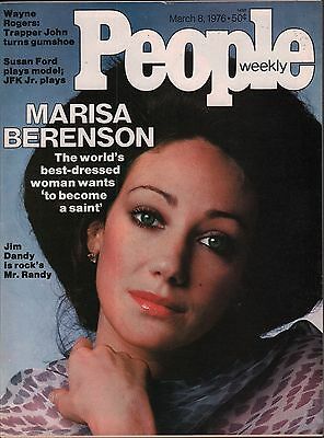 People Weekly March 8 1976 Marisa Berenson, Wayne Rogers, Jim Dandy VG 012916DBE