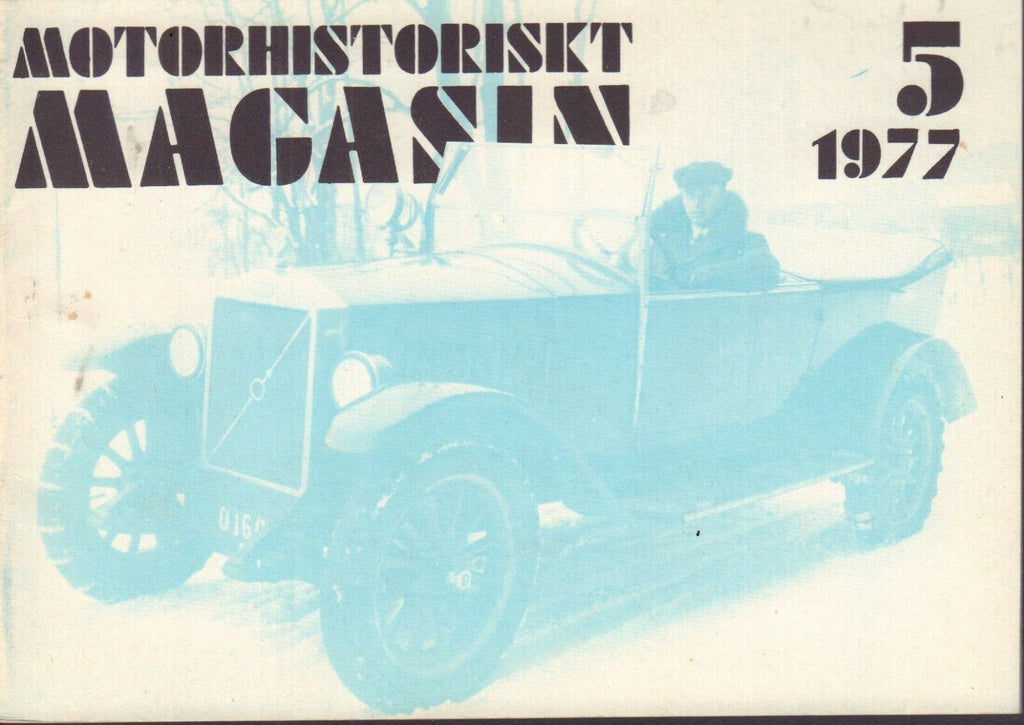 Motorhistoriskt Magasin Swedish Car Magazine 5 1977 Volvo 040317nonDBE