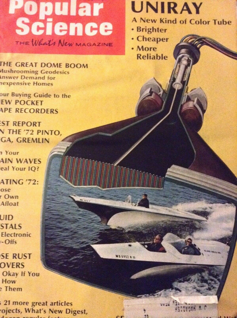Popular Science Magazine Uniray The Great Dome Boom February 1972 122418nonrh