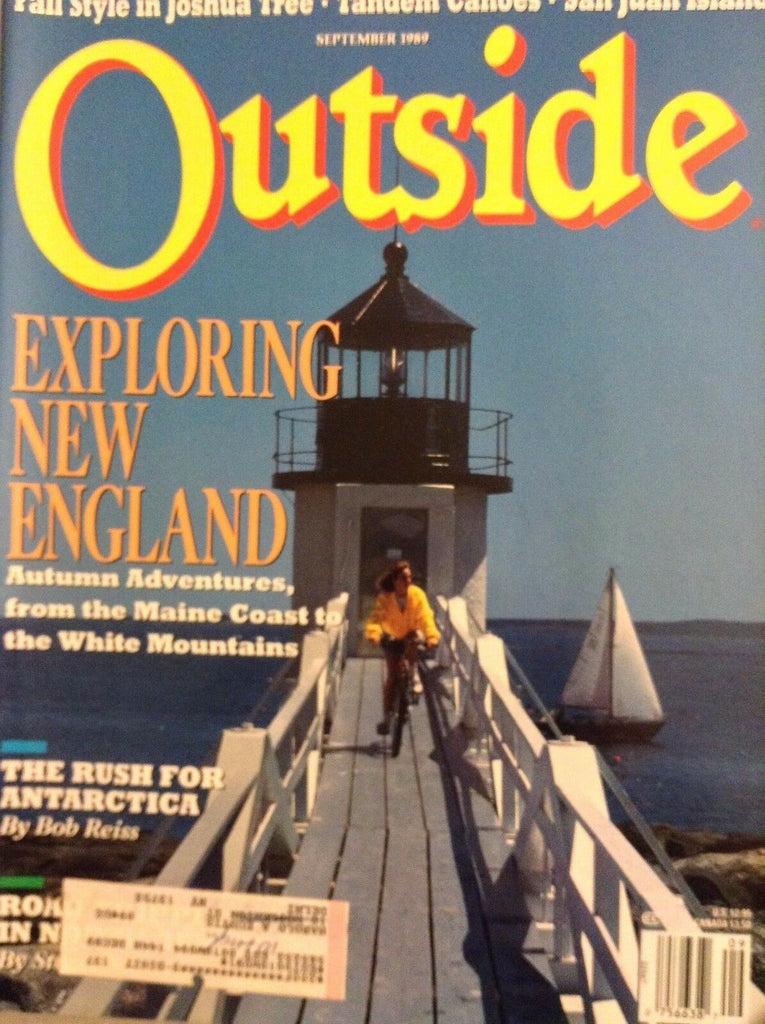Outside Magazine Exploring New England September 1989 110317nonrh