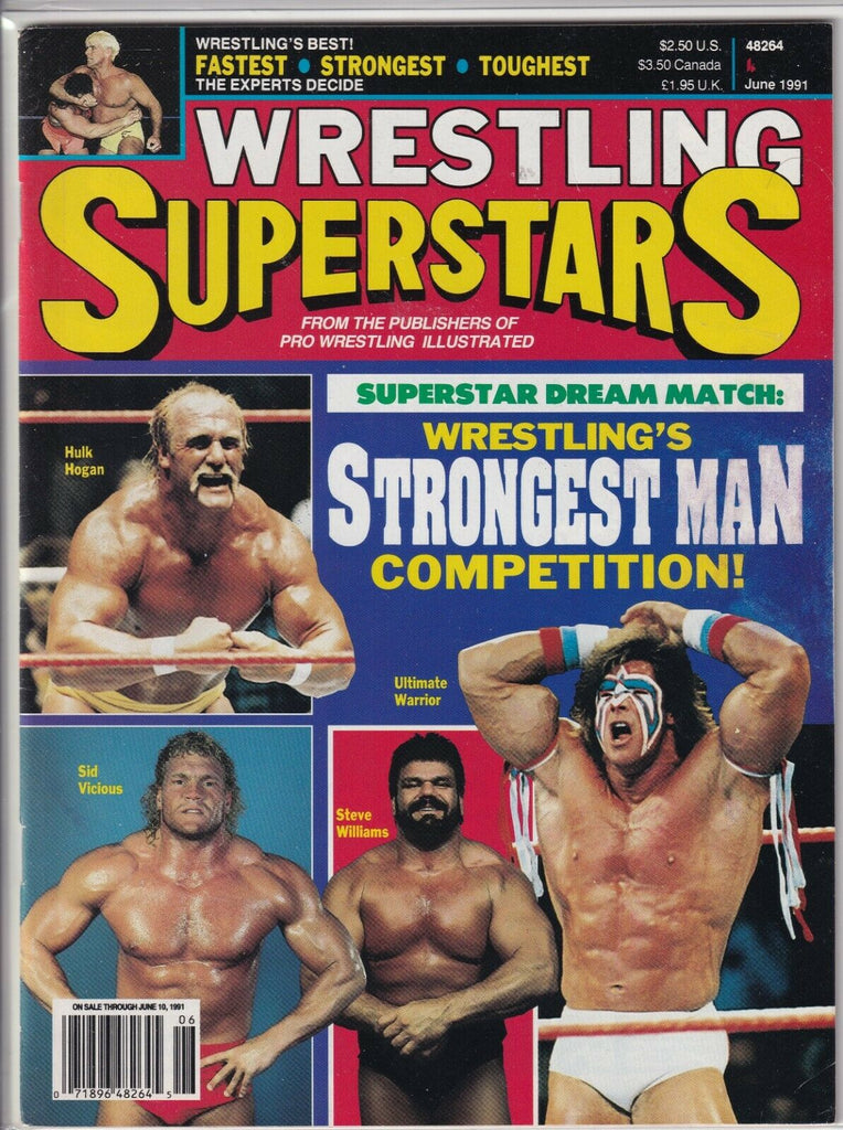 Wrestling Superstars Ultimate Warrior Hulk Hogan June 1991 052419nonr