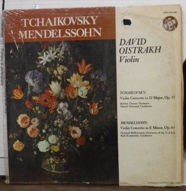 Tchaikovsky Mendelssohn David Oistrakh Violin STPL 516.160 VOX 092717mne