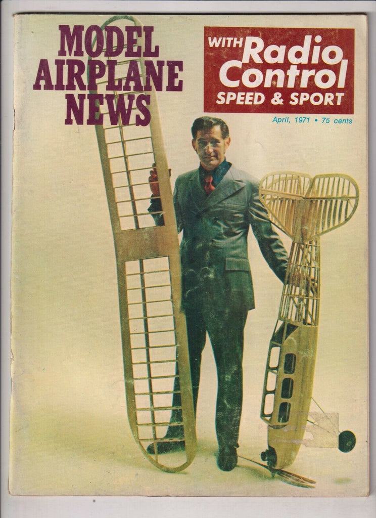 Model Airplane News Mag Henschel HS 129B & Bucaneer April 1971 040720nonrh