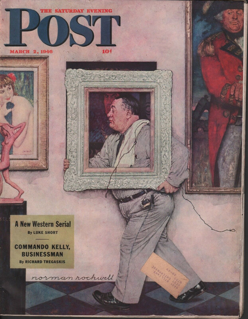 Saturday Evening Post March 2 1946 Norman Rockwell Luke Short 062618DBE