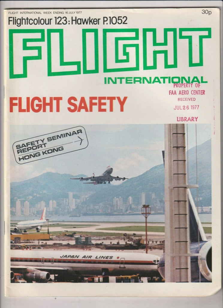 Flight International Mag Flight Safety Hawker July 16, 1977 022120nonr