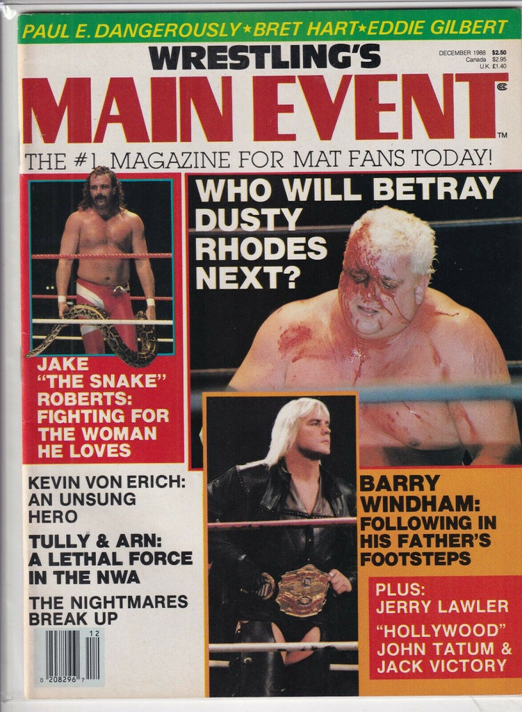 Wrestling's Main Event Dusty Rhodes Jake Roberts December 1988 091519nonr