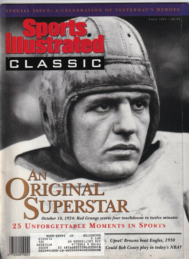 Sports Illustrated Red Grange Unforgettable Moments Fall 1991 091619nonr
