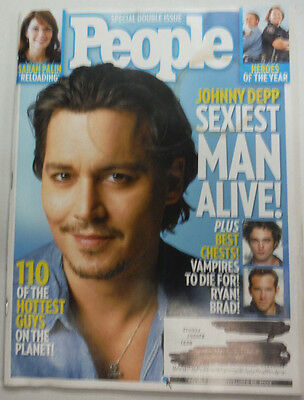 Entertainment Weekly Magazine Johnny Depp Palin November 2009 With ML 050615R