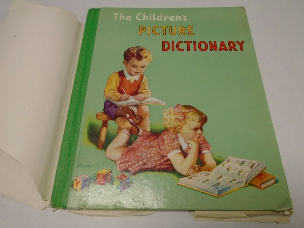 The Children's Picture Dictionary 1950s Illustrated by A A Nash 112619AME