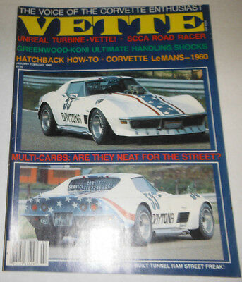 Vette Magazine Turbine Vette & SCCA Road Racer January/February 1980 080814R