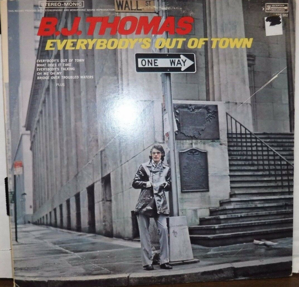 B.J. Thomas Everybody's out of town 33RPM SPS-582 103016LLE