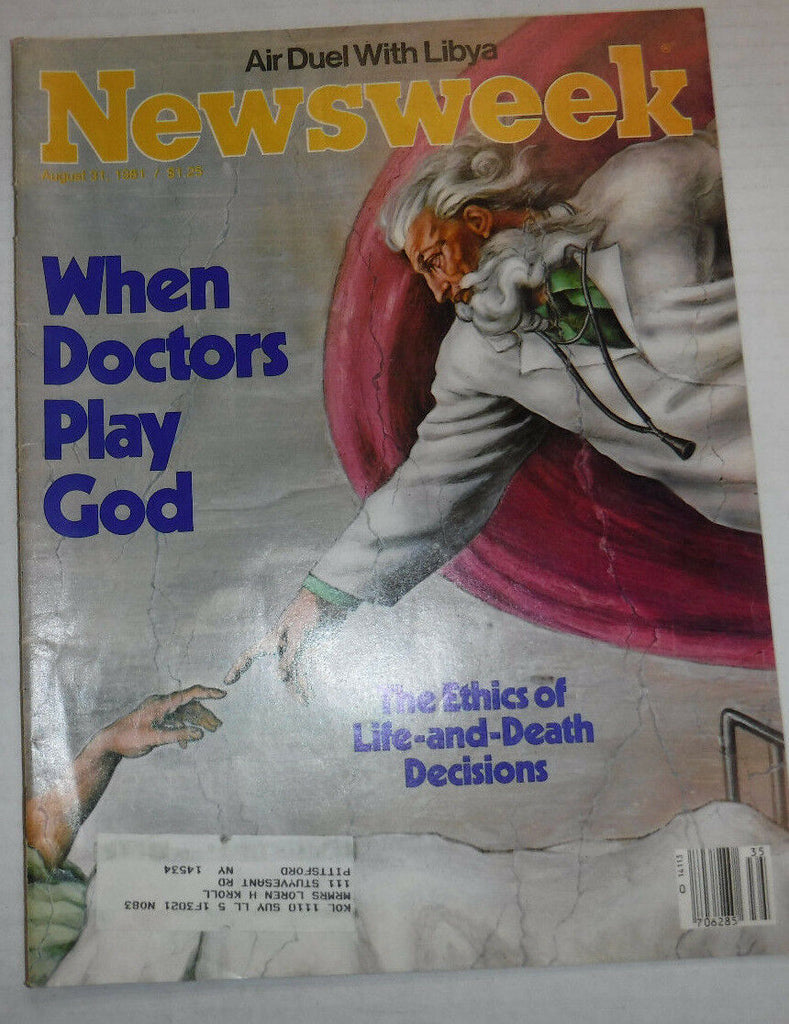 Newsweek Magazine Doctors Play Good August 1981 100716R2