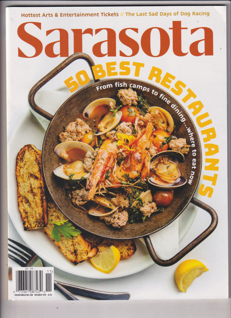 Sarasota Mag 50 Best Restaurants Sad Days Of Dog Racing November 2019 010320nonr