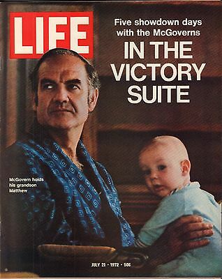Life Magazine July 21 1972 Birthday McGovern VG 050316DBE2
