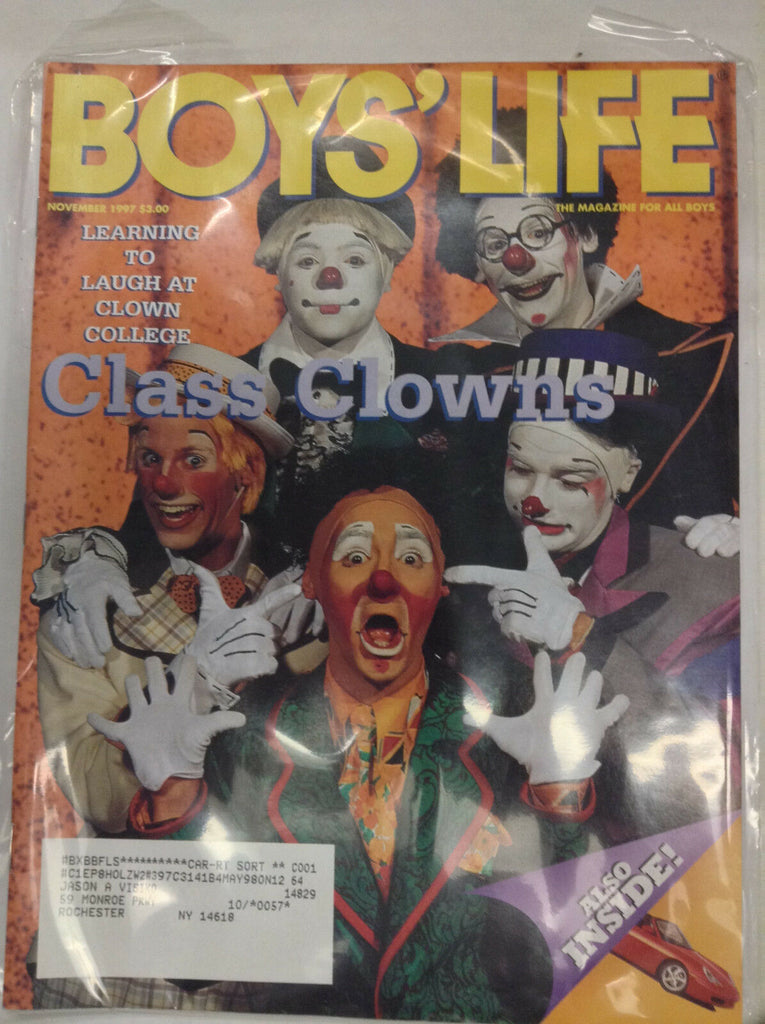 Boys' Life Magazine Class Clowns Clown College November 1997 062017nonr