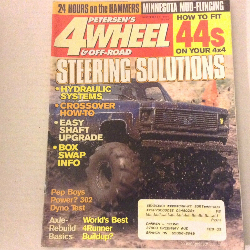 4 Wheel & Off Road Magazine Steering Solutions September 2000 060217nonrh