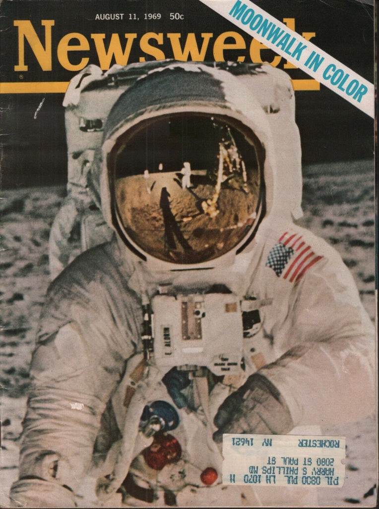 Newsweek August 11 1969 Moonwalk Richard Nixon Tom Plate w/ML 090318DBE2