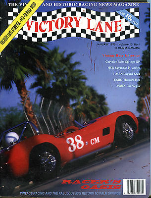 Victory Lane Magazine January 1995 Racer's Oasis Palm Springs EX 021816jhe