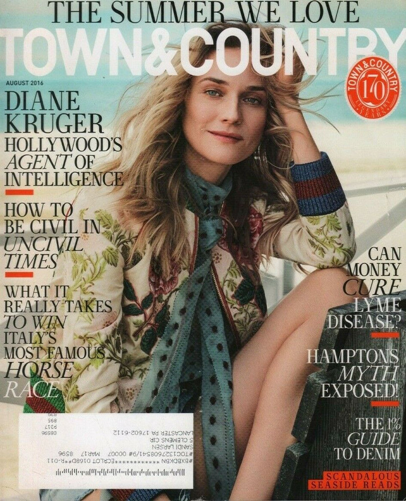 Town & Country August 2016 Diana Kruger Victor Demarchelier w/ML 071219DBE