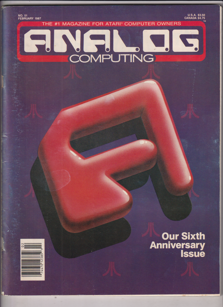 Analog Computing Atari Mag 6th Anniversary Issue February 1987 010920nonr