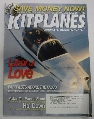 Kitplanes Magazine Sequoia Falco January 2008 072215R
