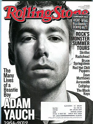 Rolling Stone Magazine June 7 2012 Adam Yauch w/ML EX 032216jhe