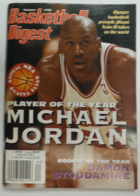 Basketball Digest Magazine Michael Jordan & Damon Stoudamire Summer 1996 050515R