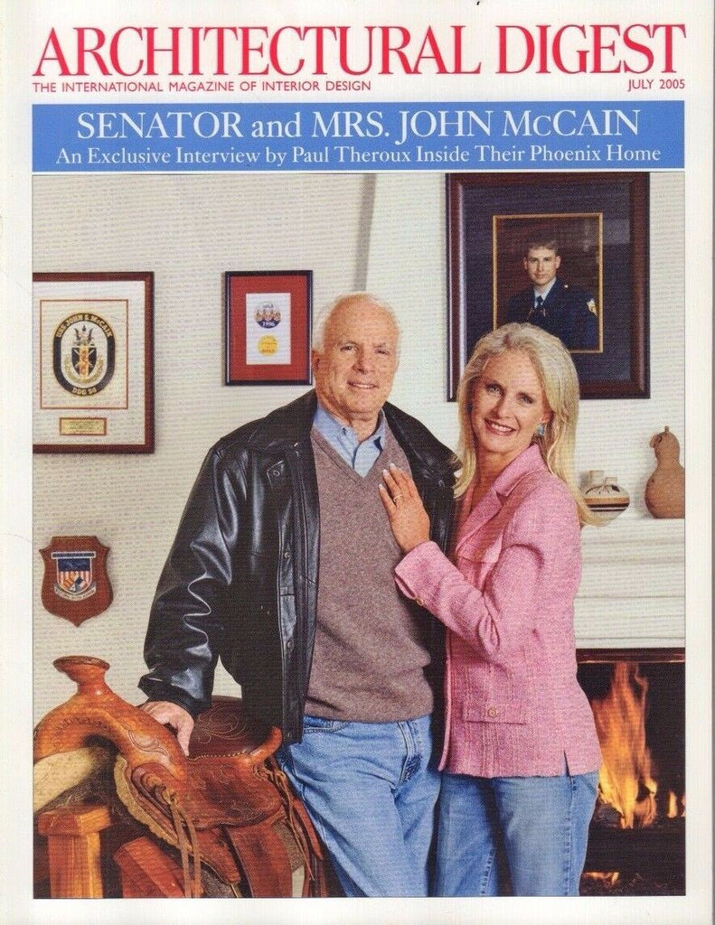 Architectural Digest July 2005 Senator John McCain, Mrs. John McCain 021417DBE2