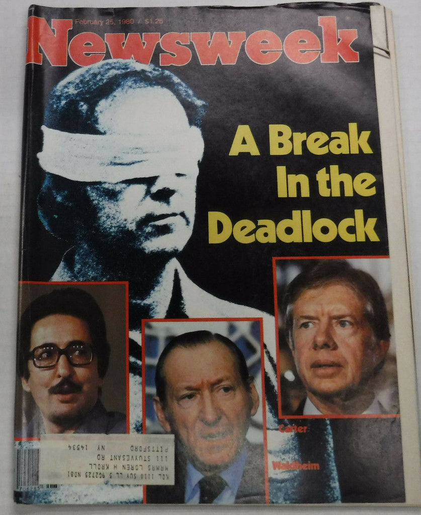 Newsweek Magazine Jimmy Carter Wadheim February 25, 1980 100716R2