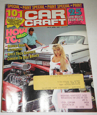Car Craft Magazine Rebuild Your Alternator April 1991 081114R