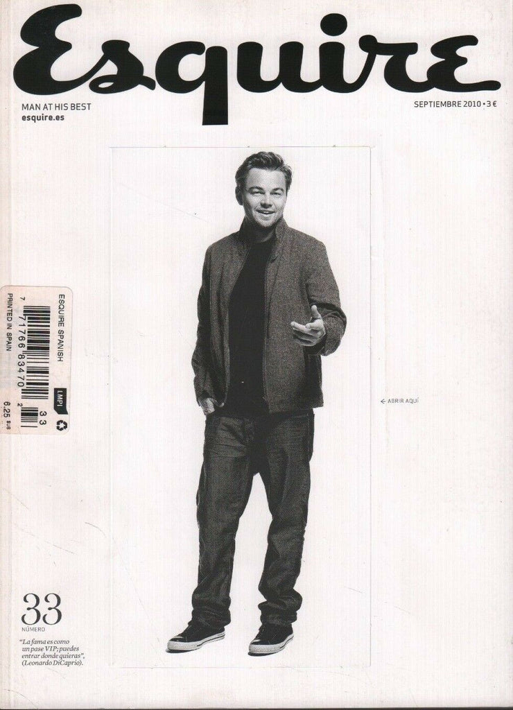 Esquire Spanish September 2010 Leonardo DiCaprio Tom Cruise 100918DBE