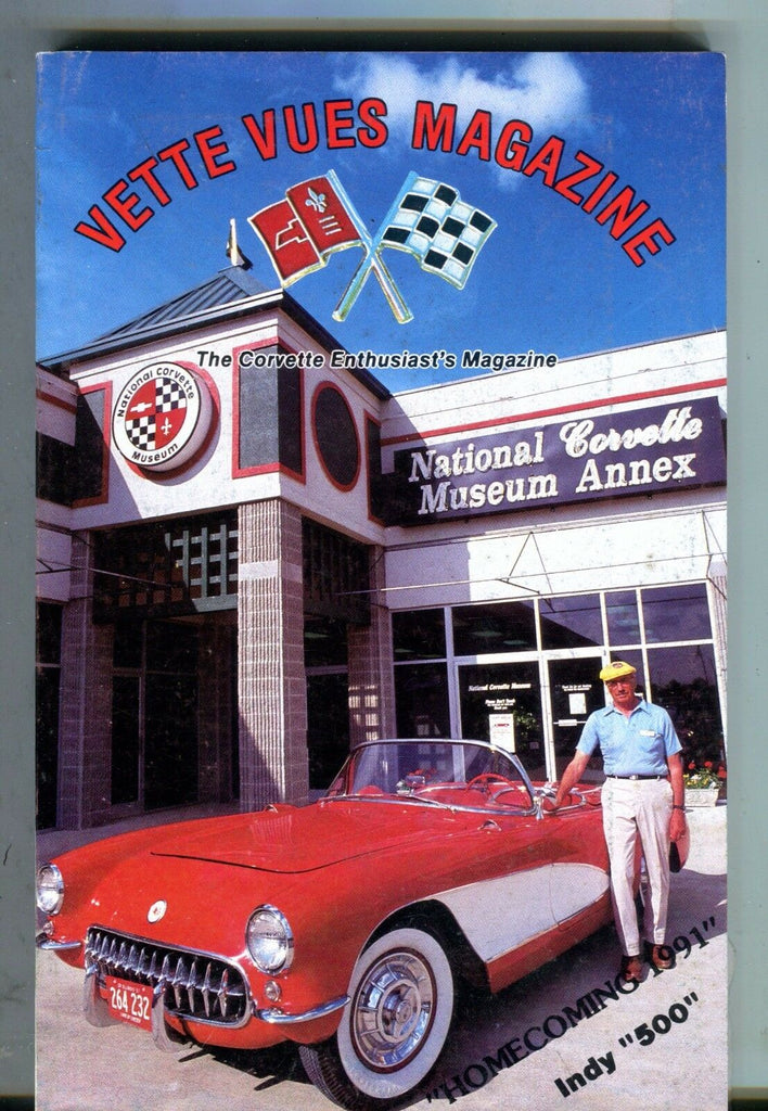 Vette Vues Magazine September 1991 Corvette Indy 500 EX No ML 053117nonjhe