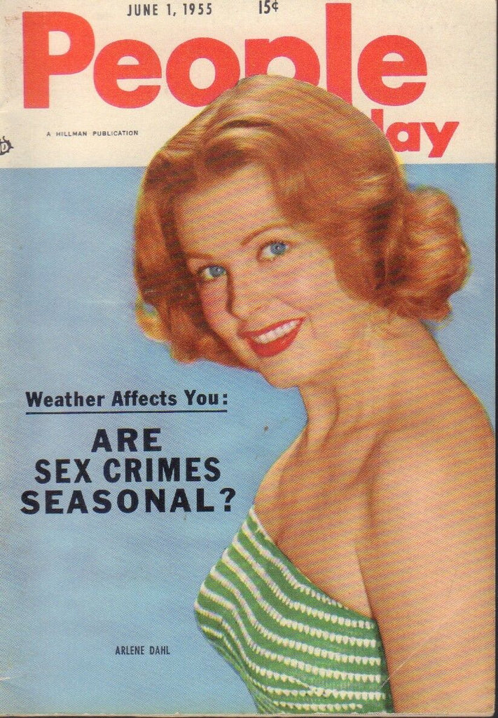 People Today Digest June 1 1955 Arlene Dahl Cheesecake Pin Up 091318AME