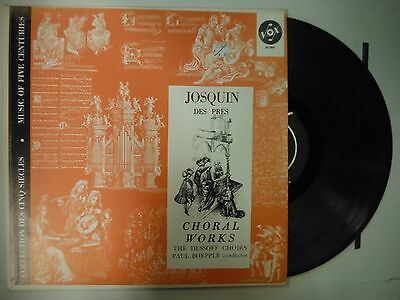 33 RPM Vinyl Josquin Des Pres Vox DL 580 122314KME