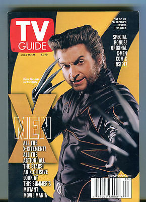 TV Guide Magazine July 15-21 2000 X-Men Hugh Jackman EX 050916jhe
