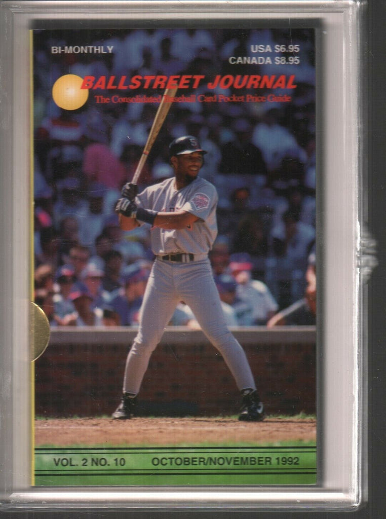 Ballstreet Journal Oct/Nov 1992 Gary Sheffield Cards Intact NEW 101619AME4