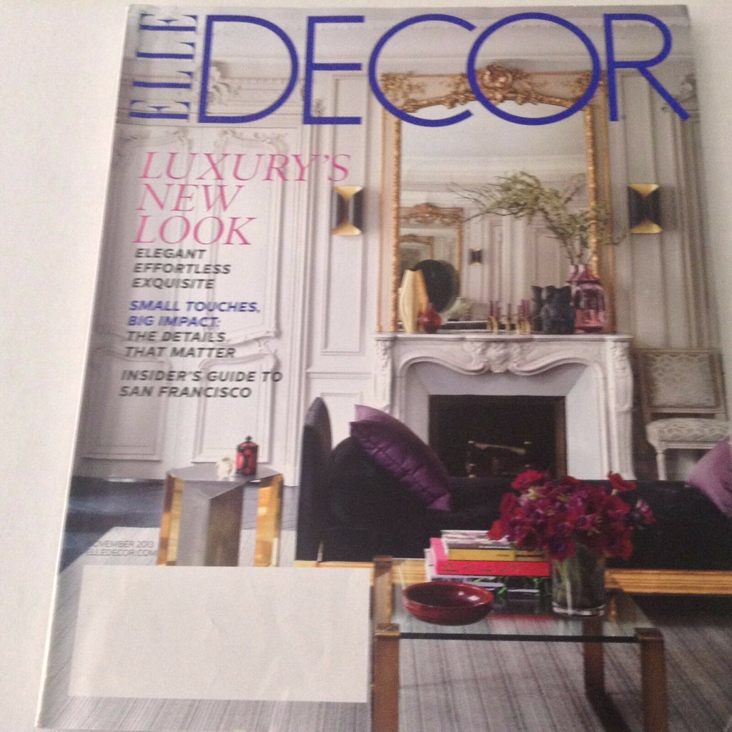 Elle Decor Magazine Small Touches For Big Impact November 2013 071217nonrh