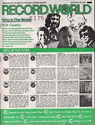 Record World November 230 1974 RCA Country EX 113015DBE3