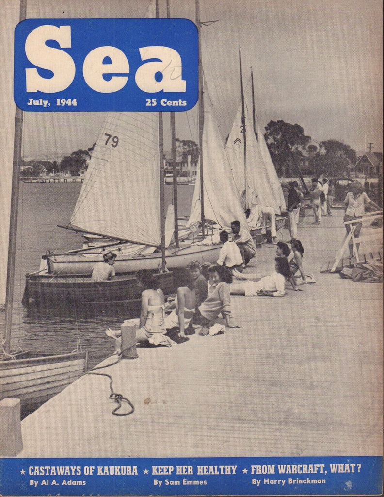 Sea Boating Magazine July 1944 Castaways of Kaukura 041817nonDBE