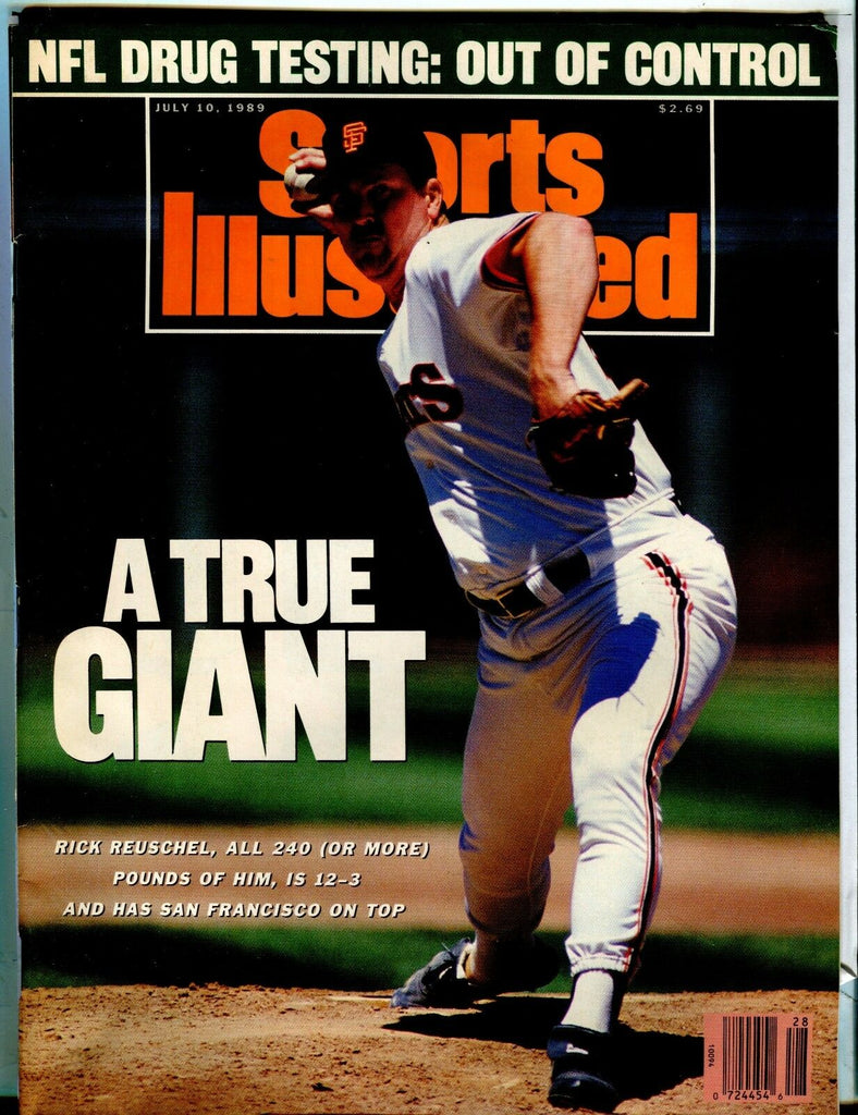 Sports Illustrated Magazine July 10 1989 Rick Reuschel EX No ML 021817jhe