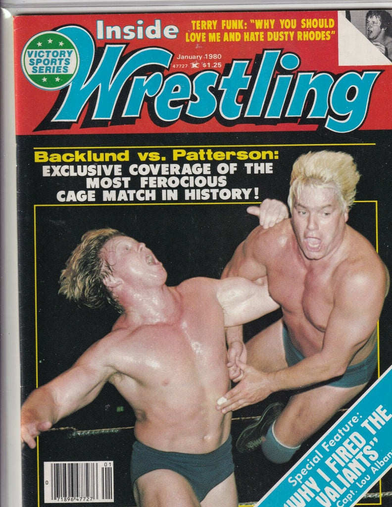 Inside Wrestling Bob Backlund Vs Patterson Terry Funk January 1980 062219nonr