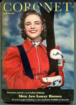 Coronet Magazine February 1942 Bookette Publicity in Broccoli VGEX 121815jhe2