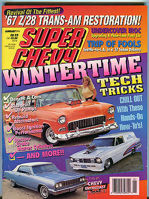 Super Chevy Magazine January 1994 Wintertime Tech Tricks EX 022216jhe