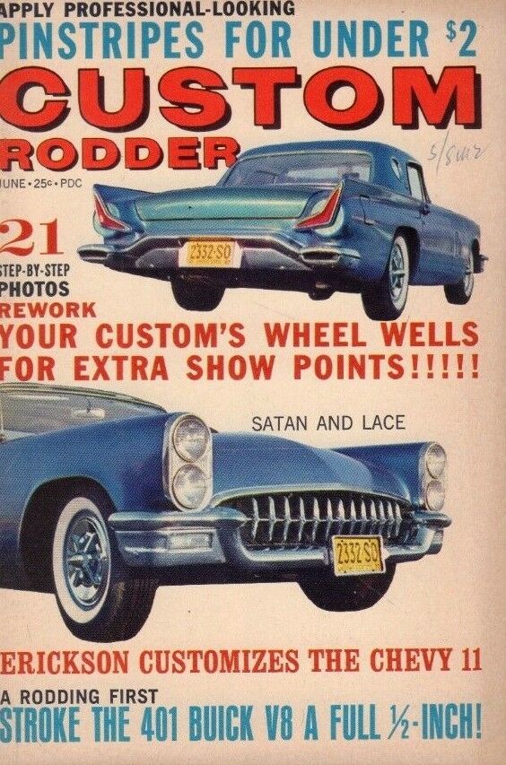 Customs Rodder June 1962 Irwin Stein Walter Zacharius 122218DBE