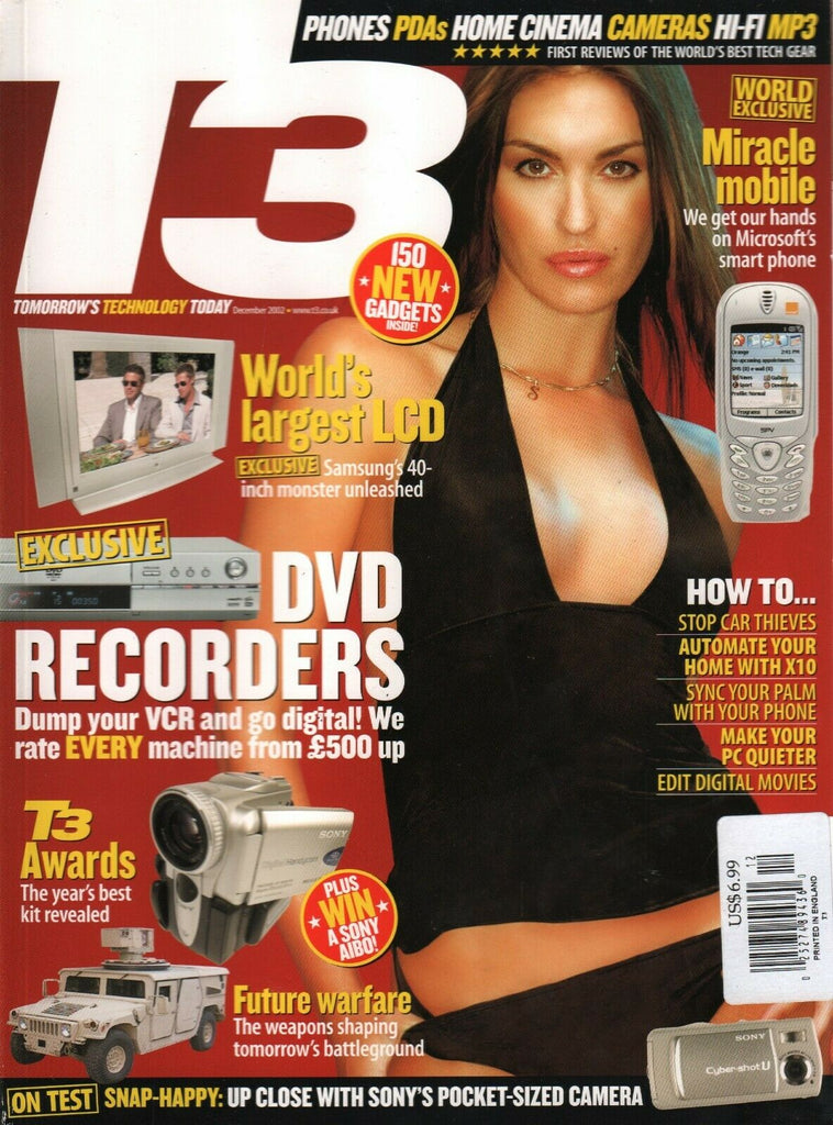 T3 UK Technology Magazine December 2002 Microsoft Samsung 012220AME2