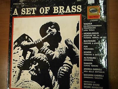 33 RPM Vinyl Giovanni Gabrieli Set of Brass Westminster Record WMS1008 031915SM