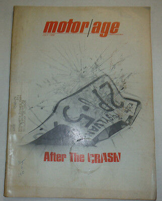 Motor Age Magazine After The Crash July 1968 020515R