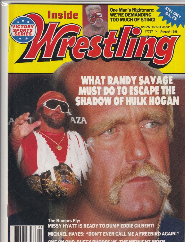 Inside Wrestling Randy Savage Hulk Hogan August 1988 061919nonr
