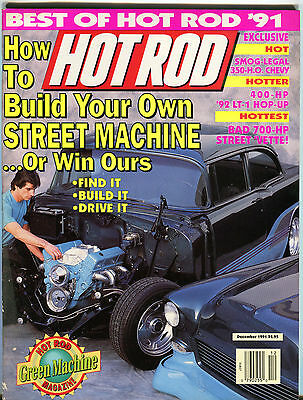 Hot Rod Magazine December 1991 Chevy Corvette Best of '91 EX 020816jhe