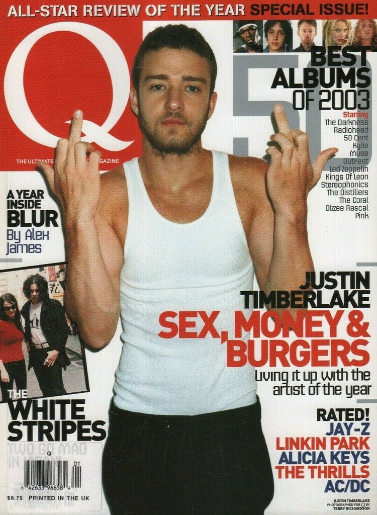 Q Music Magazine January 2004 Justin Timberlake Blink 182 Alicia Keys 050819DBE